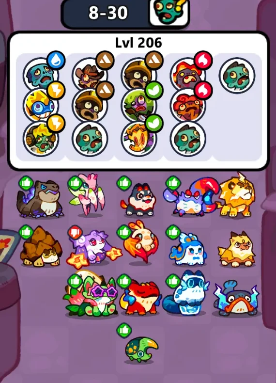 Example line-up to kill the Shaman, with 4 Tatari in the boss lane