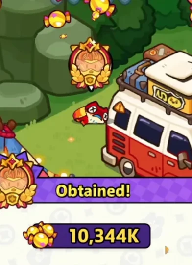 Raiding without a shield gives 10,344K candy
