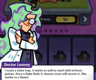 Doctor Looney introducing the Zobo trap in the Zobo Shooter lobby